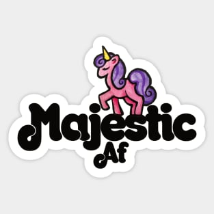 Majestic AF Sticker